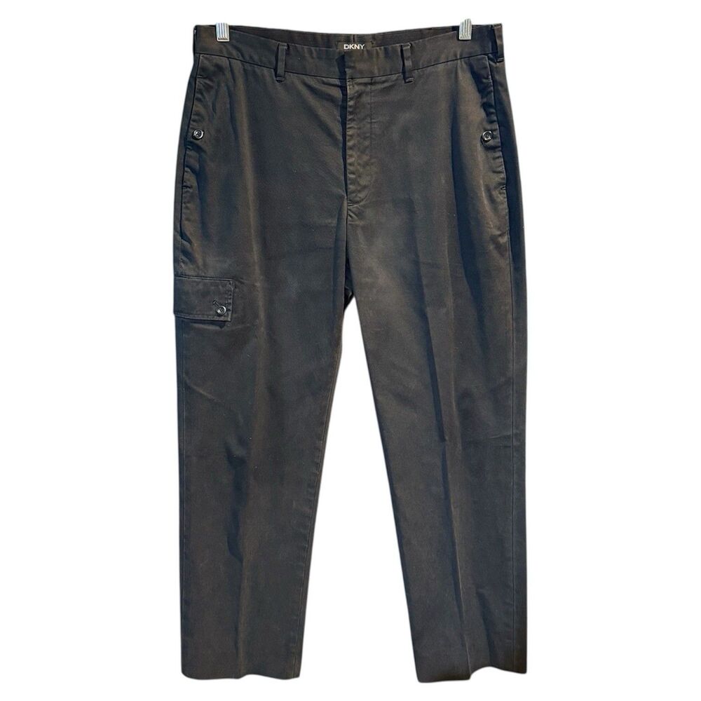 Vintage DKNY Mercer Fit Women’s Cargo Trousers Size 34 Black